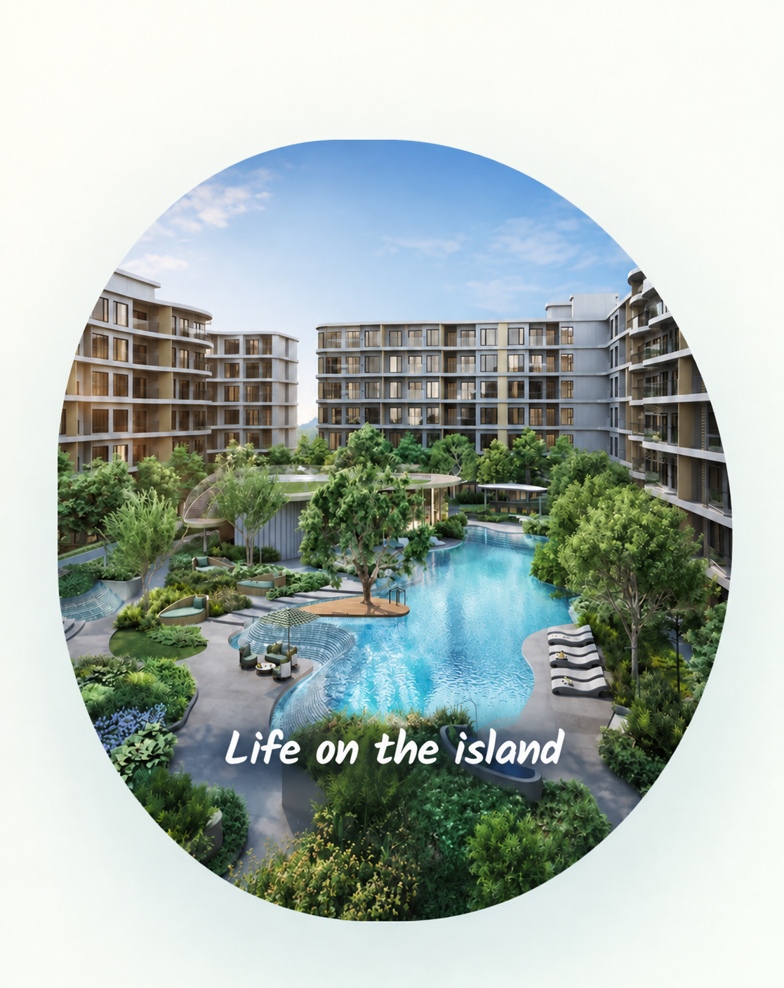 Residential property with tropical gardens and swimming pool in Phuket